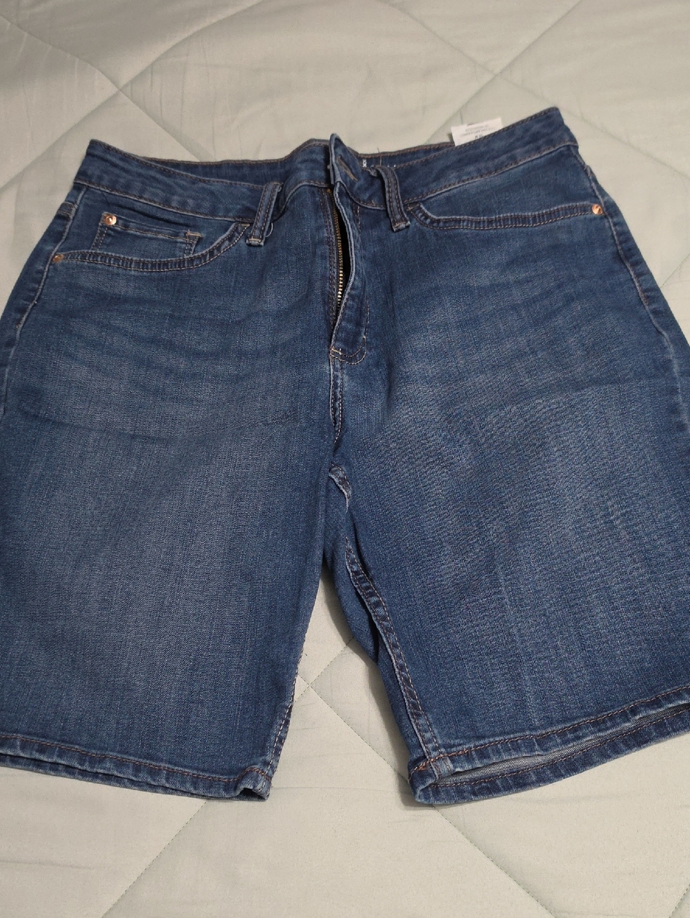 Lee Men's Dark Blue Denim Jean Shorts